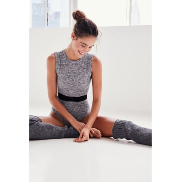 Grey Free People Bodysuit - Picture 2 of 5